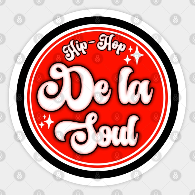 De la soul Sticker by Ricky bogreg